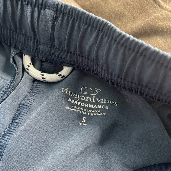 Vineyard Vines Boys Blue Performance Shorts Size Small - Picture 2 of 5